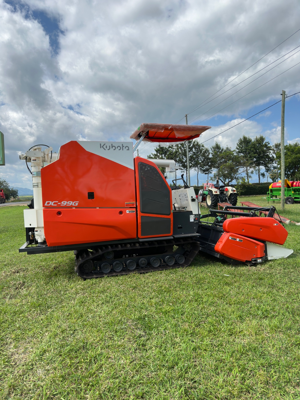 Kubota DC-99G combine harvester.