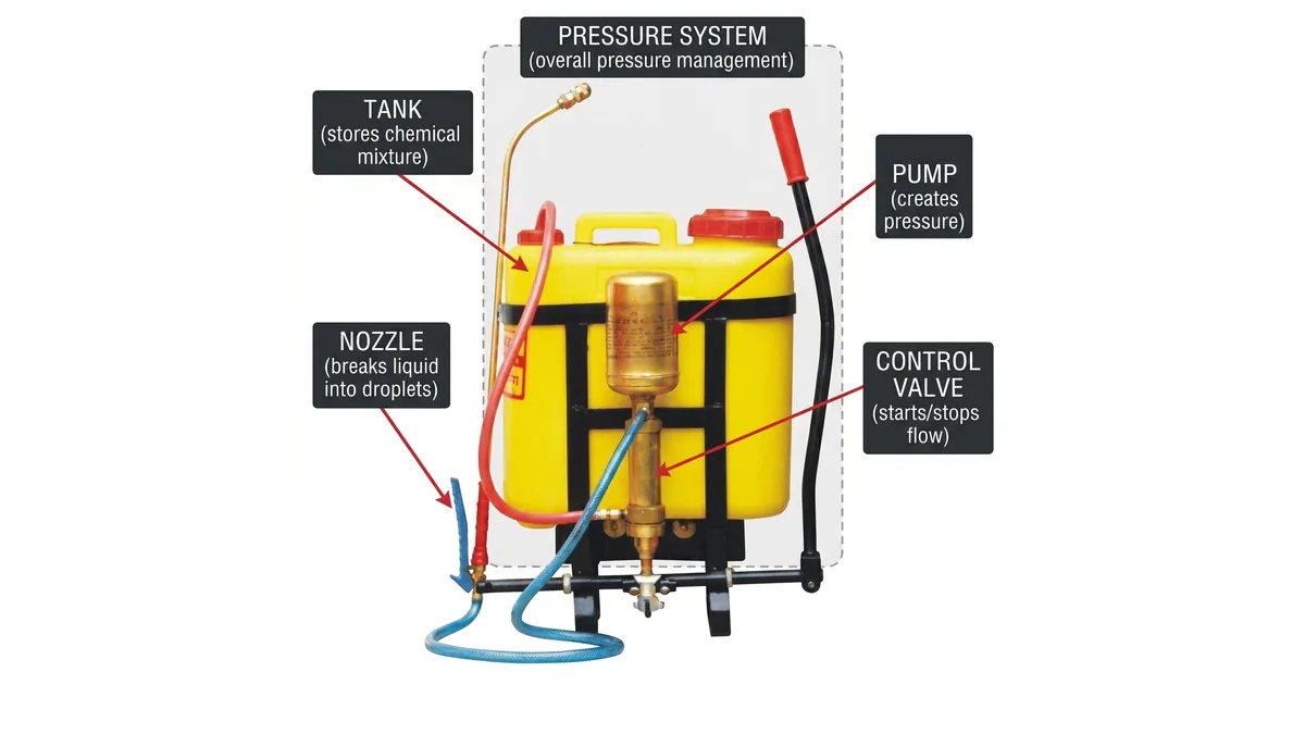 knapsack pressure system