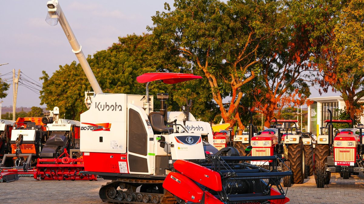 kubota combine harvester